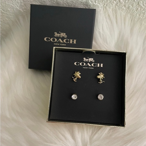 Coach Gold and Silver Earrings Set - Picture 1 of 5